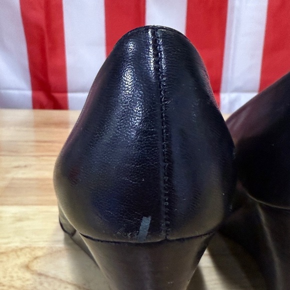 Franco Sarto Elegant Black Wedges - Picture 7 of 9